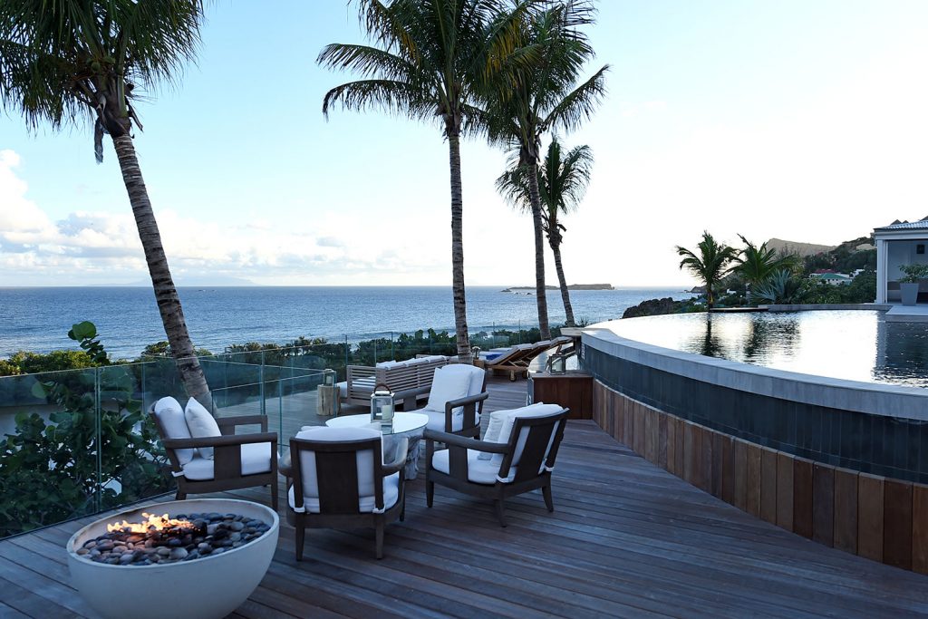 Hotel Le Toiny fire pits